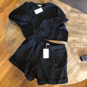 Crewneck and Shorts Set